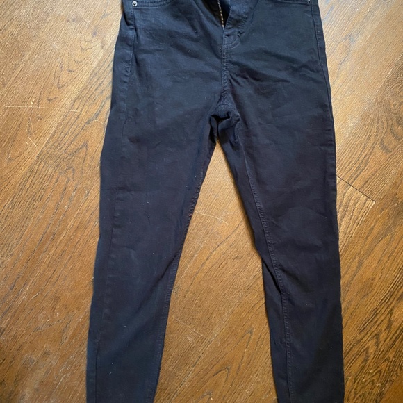 Topshop Black Jamie Skinny Jeans - Picture 2 of 3